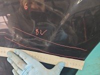 Błotnik przód prawy Mercedes W221 czarny c197