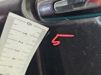 Drzwi tył lewe Citroen C5 II X7 sedan 4d czarny EEH