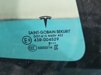 Szyba karoseryjna tył lewa Tesla Model 3 2017- sedan