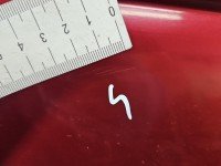 Błotnik przód prawy Renault Scenic I bordowy NV713