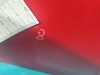 DRZWI PRZÓD LEWE KIEROWCY Vw Golf III 5d czerwony LY3D