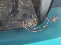 Klapa tył Vw Passat B5 kombi 5d LC5F niebieskoszary