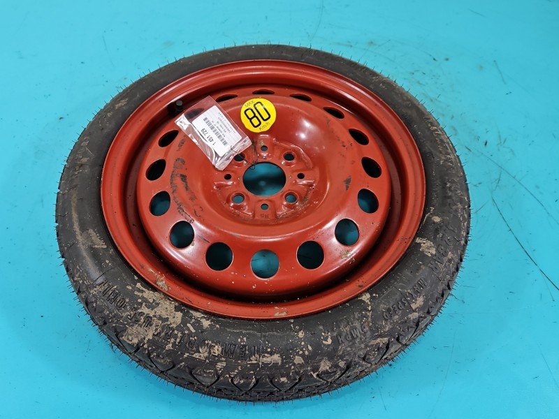 Koło zapasowe 15" dojazdowe dojazdówka Alfa romeo 146 Rozstaw śrub: 4x98, Continental, 115 mm, Profil opony: 70, 115/70/R15 4X98 Koło zapasowe 15" dojazdowe dojazdówka Alfa romeo 146 Rozstaw śrub: 4x98, Continental, 115 mm, Profil opony: 70, 115/70/R15 4X98