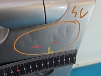 DRZWI PRZÓD LEWE KIEROWCY Fiat Stilo 5d srebrny