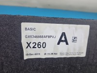 Półka tylna tył bagażnika JAGUAR XF II X260