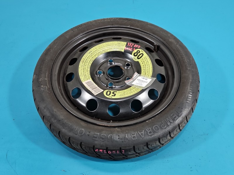Koło zapasowe 16" dojazdowe dojazdówka Vw Golf plus Rozstaw śrub: 5x112, Continental, Waga produktu z opakowaniem...