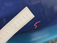 Klapa tył Renault Scenic II HB 5d granatowy DV460