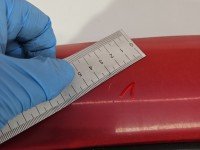 DRZWI PRZÓD PRAWE PASAŻERA Opel Vivaro 5d czerwony 79U (547)