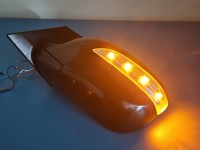 Lusterko lewe Hyundai Ix35 elektryczny, Europejska, Kod lakieru: 1K, 8pin składane elektrycznie, rysy na obudowie europa