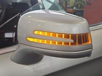 Lusterko lewe pin Mercedes CLS II C218 W218 218 sedan srebrny 775 4d europa