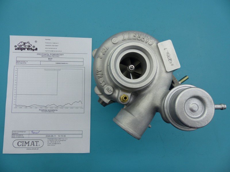 Turbosprężarka Regenerowana Saab 9-5 452204-1, 5955703 2.0 T 150KM