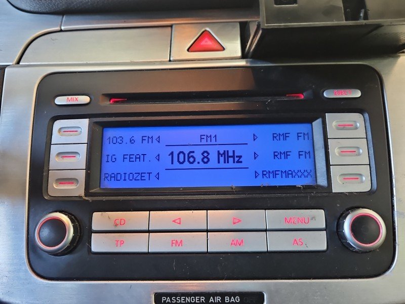 Radio fabryczne Vw Passat B6 1K0035186R radioodtwarzacz Radio fabryczne Vw Passat B6 1K0035186R radioodtwarzacz