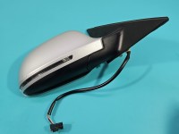 Lusterko prawe AUDI A4 B8 07-11r /Europa /Lakier: LX7W /6pin / Regulowane elektrycznie/ składane ręcznie / Rysy europa