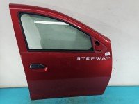 DRZWI PRZÓD PRAWE PASAŻERA Dacia Sandero II 12-20 5d bordowy TEB76
