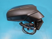 Lusterko prawe AUDI Q7 II 4M Europa / Lakier:LC5M / 15pin + kamera / Pęknięty kierunkowskaz / wkład lusterka ociera o...