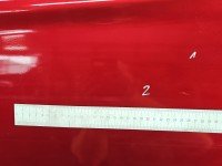 Drzwi tył lewe Mitsubishi Outlander III 12- HB 5d Bordowy P62