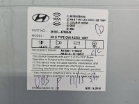 Radio fabryczne Hyundai Santa Fe III 12–18 96180-4Z500, 96180-4Z5004X radioodtwarzacz