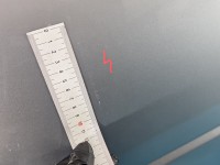 Drzwi tył lewe Mitsubishi Outlander I HB 5d srebrny, A31