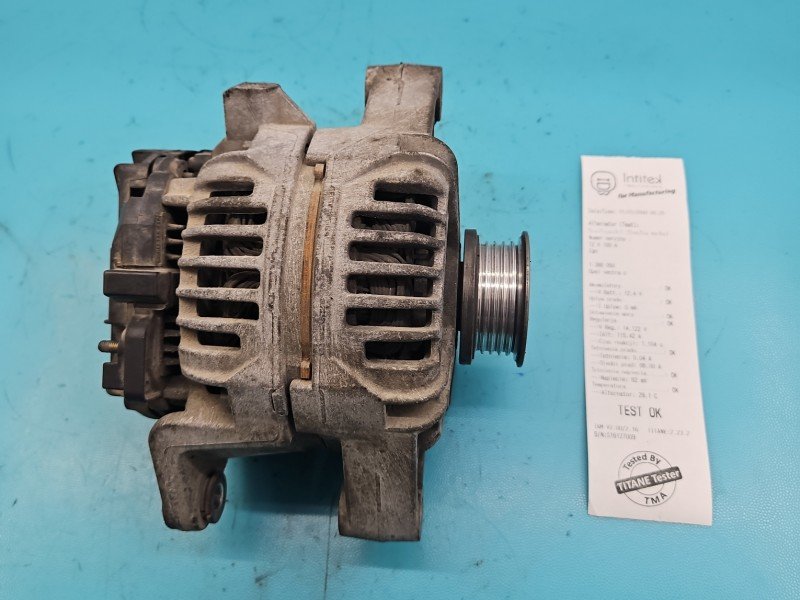 TEST Alternator Opel Vectra C 90561971, 0124415002 1.6 16V