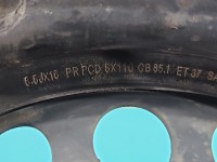 Felga stalowa 16" Opel Zafira B Szerokość felgi: 6.5", Rozstaw śrub: 5x108, Odsadzenie (ET): 41, Producent felg: OPEL,...