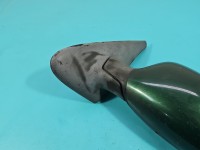 Lusterko lewe Renault Megane I zielony, malowana, elektryczny, 5pin, wyblaknięty lakier europa