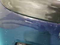 Zderzak przód przedni Opel Corsa C granatowy