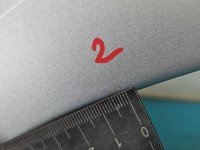 Błotnik przód lewy Toyota Yaris II srebrny