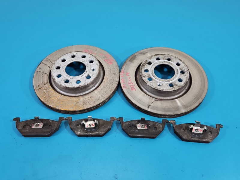 Tarcze hamulcowe przód klocki 280/22mm Audi A3 8P 1.9 tdi