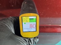 Drzwi tył prawe Vw Passat B4 sedan 5d bordowy