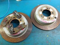 Tarcze hamulcowe tył klocki Mitsubishi Outlander II 2.0 DI-D