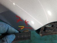Błotnik przód prawy Vw Passat B5 srebrny