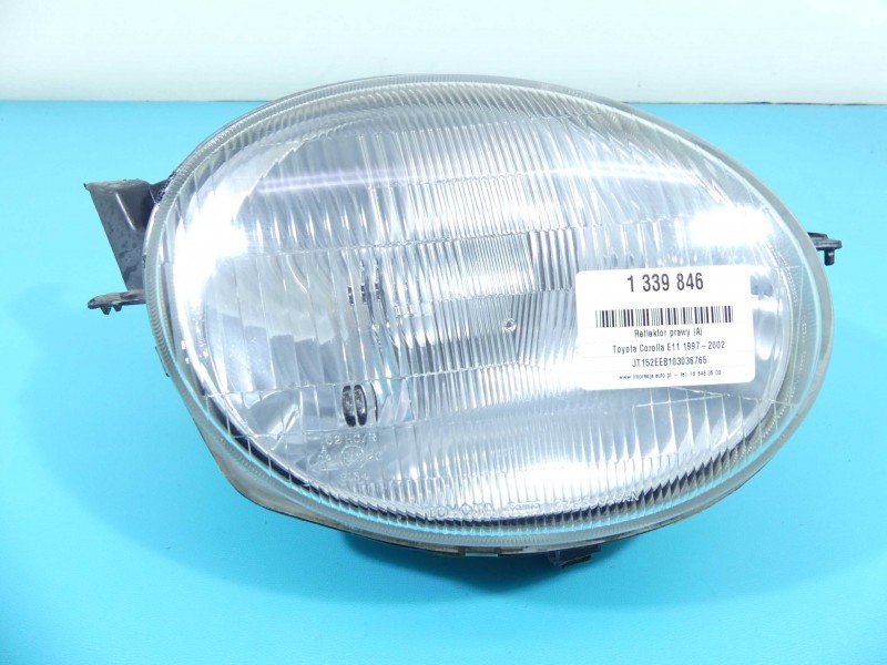 Reflektor prawy lampa przód Toyota Corolla E11 EUROPA