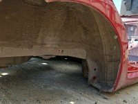 Błotnik tył prawy Toyota Yaris III bordowy 3N8 ćwiartka