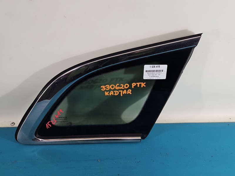 Szyba karoseryjna tył prawa Renault Kadjar HB