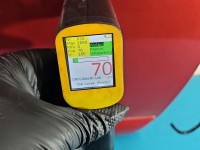 DRZWI PRZÓD PRAWE PASAŻERA Dacia Sandero I 08-12 5d bordowy TEB76