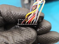Lusterko prawe Vw Golf VI elektryczny, Europejska, Kod lakieru: LA5Q, 10 pin Rysy na obudowie, nie działa dolne...