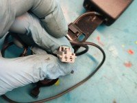 Pas bezpieczeństwa przód prawy pasażera Fiat Grande Punto 1854807, 617779700A