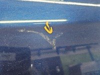 Drzwi tył lewe Vw Jetta V sedan 4d granatowy LD5Q