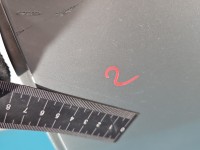 Drzwi tył lewe Ford Focus Mk1 HB 5d srebrny 08