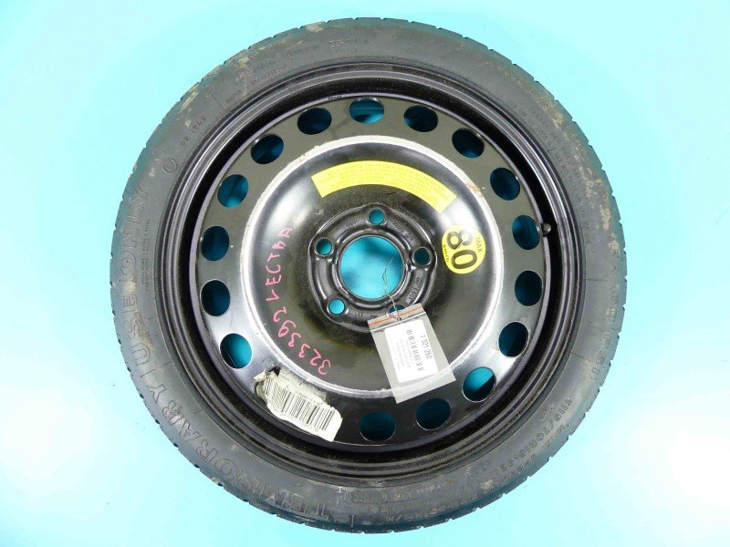 Koło zapasowe 16" dojazdowe dojazdówka Opel Vectra C Średnica felgi: 16", Rozstaw śrub: 5x110, Firestone, 115 mm, Profil... Koło zapasowe 16" dojazdowe dojazdówka Opel Vectra C Średnica felgi: 16", Rozstaw śrub: 5x110, Firestone, 115 mm, Profil...