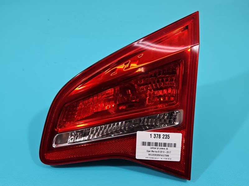 Lampa tył prawa Opel Meriva B HB EUROPA 13434862, 0284531167