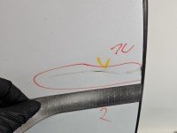 DRZWI PRZÓD PRAWE PASAŻERA Renault Megane IV 5d białyTEQNC