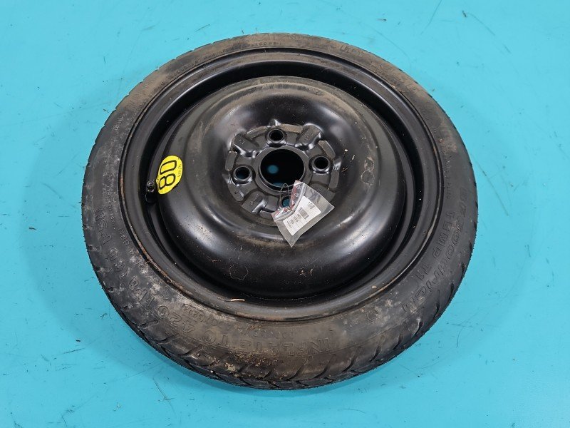 Koło zapasowe 14" dojazdowe dojazdówka Toyota Yaris I Rozstaw śrub: 4x98, Bfgoodrich, 115 mm, Profil opony: 70, R14 4X100... Koło zapasowe 14" dojazdowe dojazdówka Toyota Yaris I Rozstaw śrub: 4x98, Bfgoodrich, 115 mm, Profil opony: 70, R14 4X100...