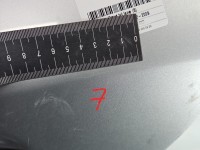 Drzwi tył lewe Mercedes W211 sedan 4d srebrny 744