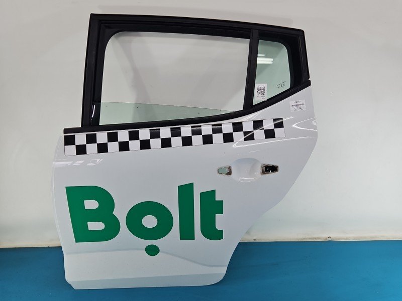 Drzwi tył lewe Dacia Sandero III 20- HB 5d biały, DV369