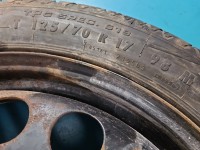 Koło zapasowe 17" dojazdowe dojazdówka Opel Zafira C Rozstaw śrub: 5x115, Continental, 125 mm, Profil opony: 70,...
