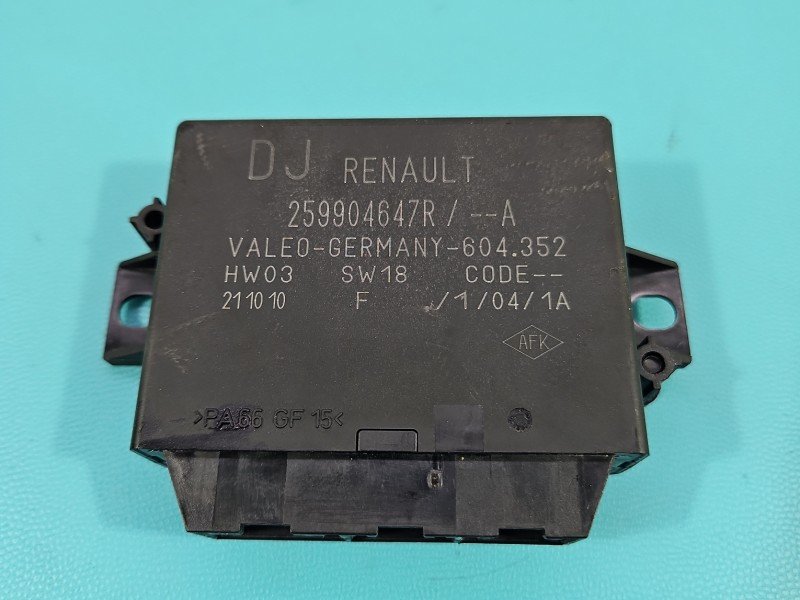 Sterownik parkowania PDC Renault Laguna III 259904647R Sterownik parkowania PDC Renault Laguna III 259904647R