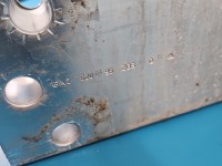 Wzmocnienie zderzaka przód belka MERCEDES W176 Mercedes, ze wspornikami przednie POLAR SILVER - METALLIC PAINT (761U)