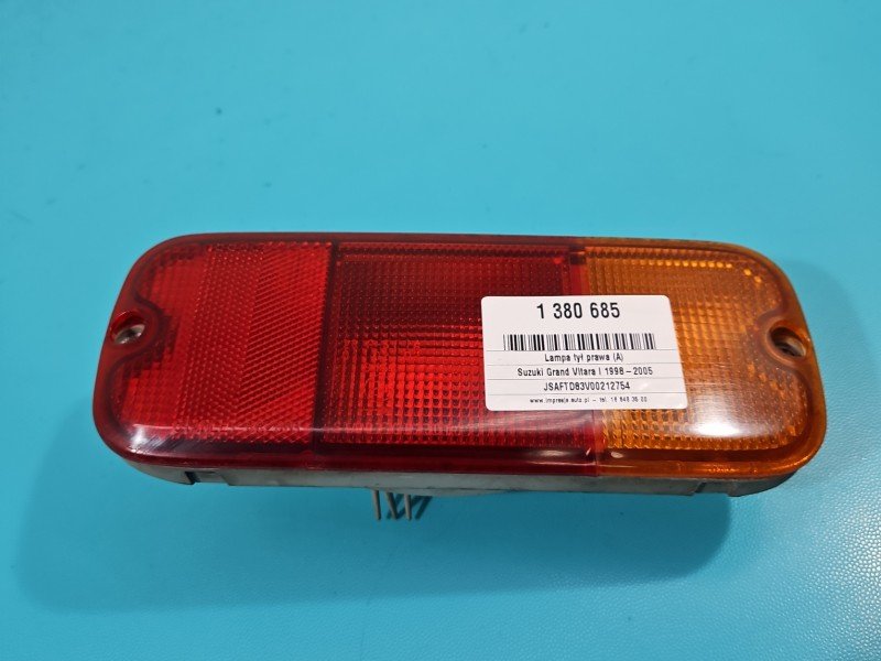 Lampa przeciwmgielna prawa zderzaka tył Suzuki Grand Vitara RR2301