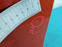 DRZWI PRZÓD LEWE KIEROWCY Opel Corsa F 5d pomarańczowy KVH